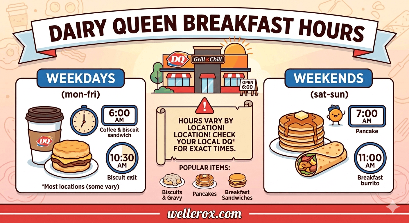 Dairy Queen Breakfast Hours