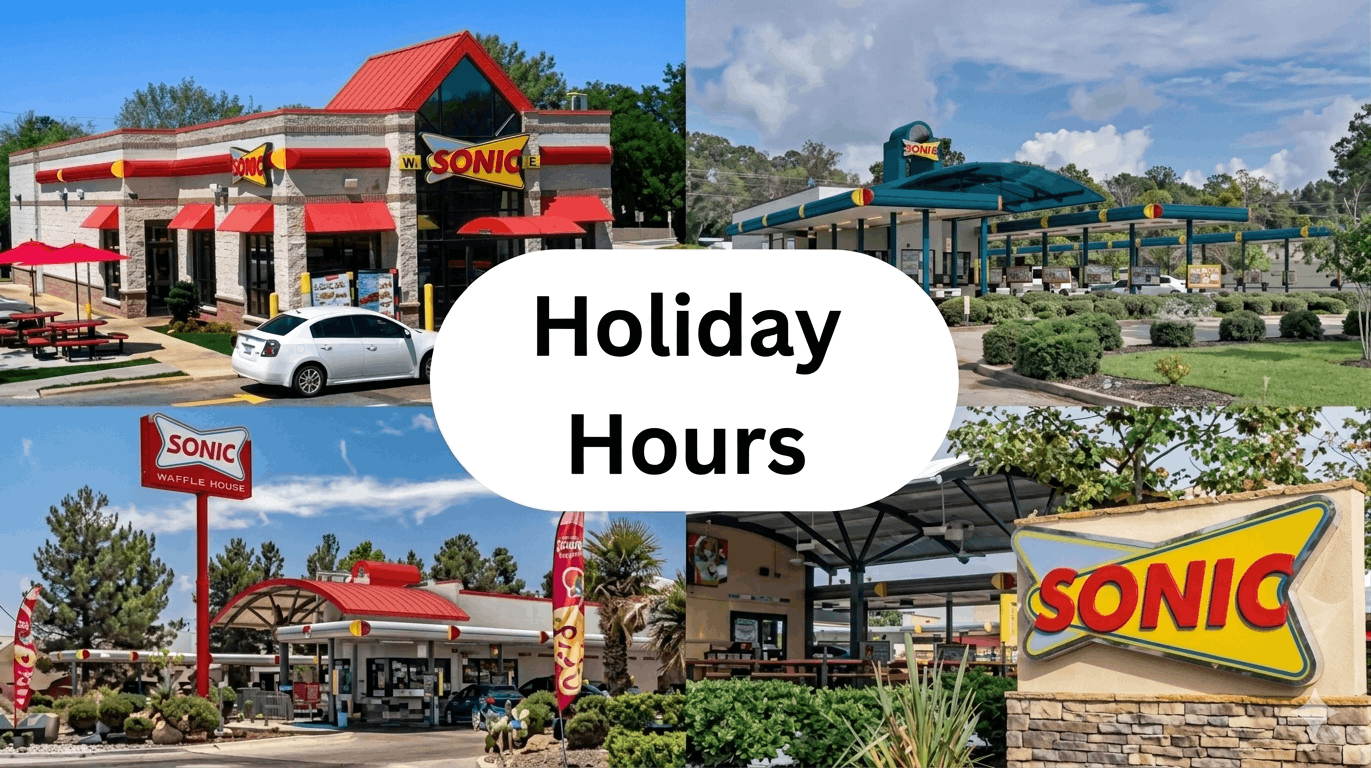 sonic holiday hours