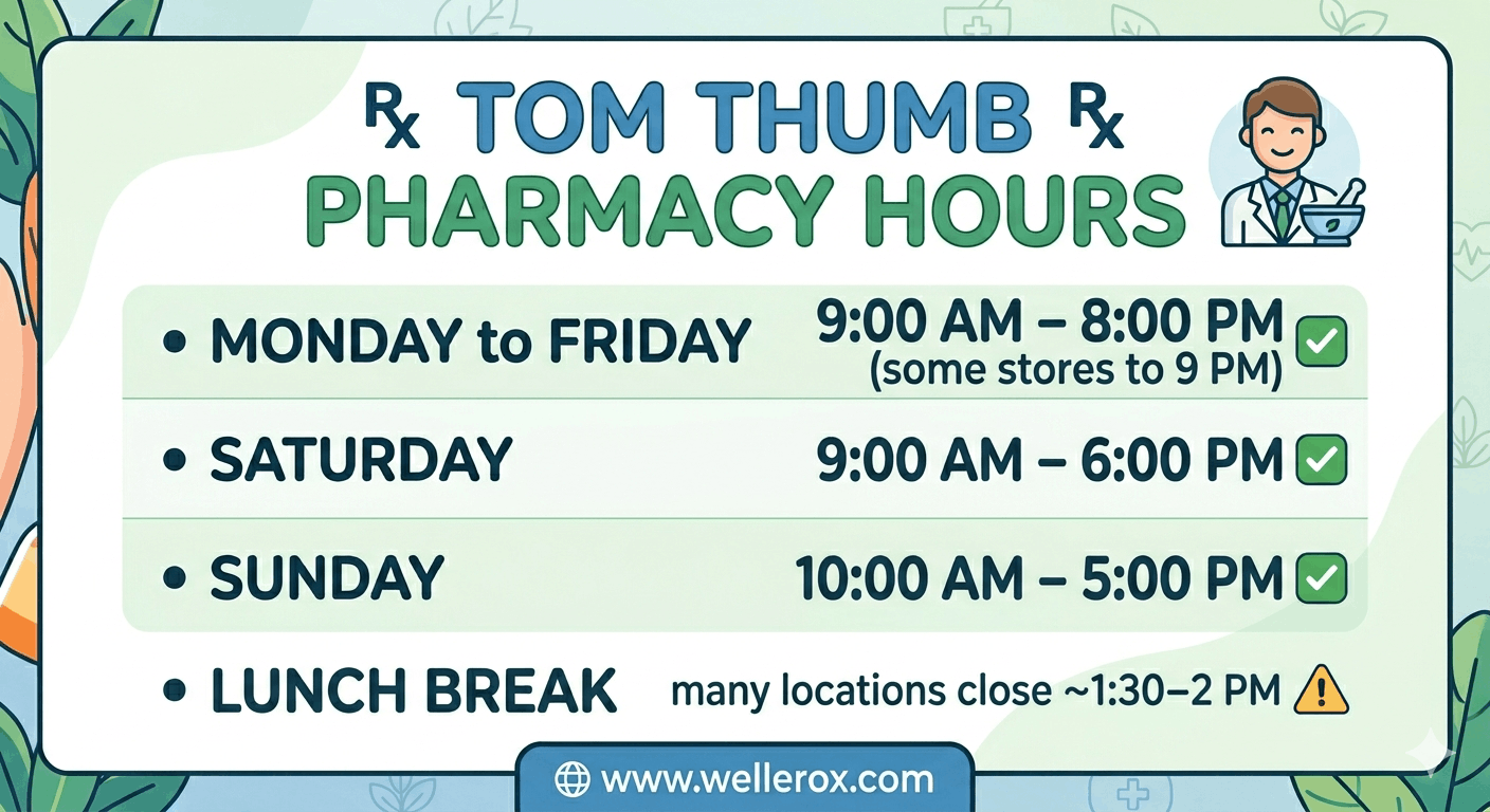 Tom Thumb pharmacy hours